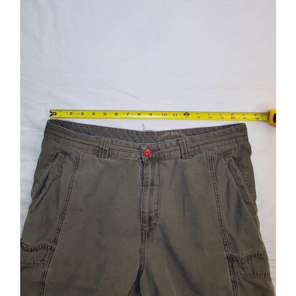 Tommy Bahama Size 36 Lightweight Denim Cargo Shorts Men's Gray Wash Ca10 - Picture 3 of 8